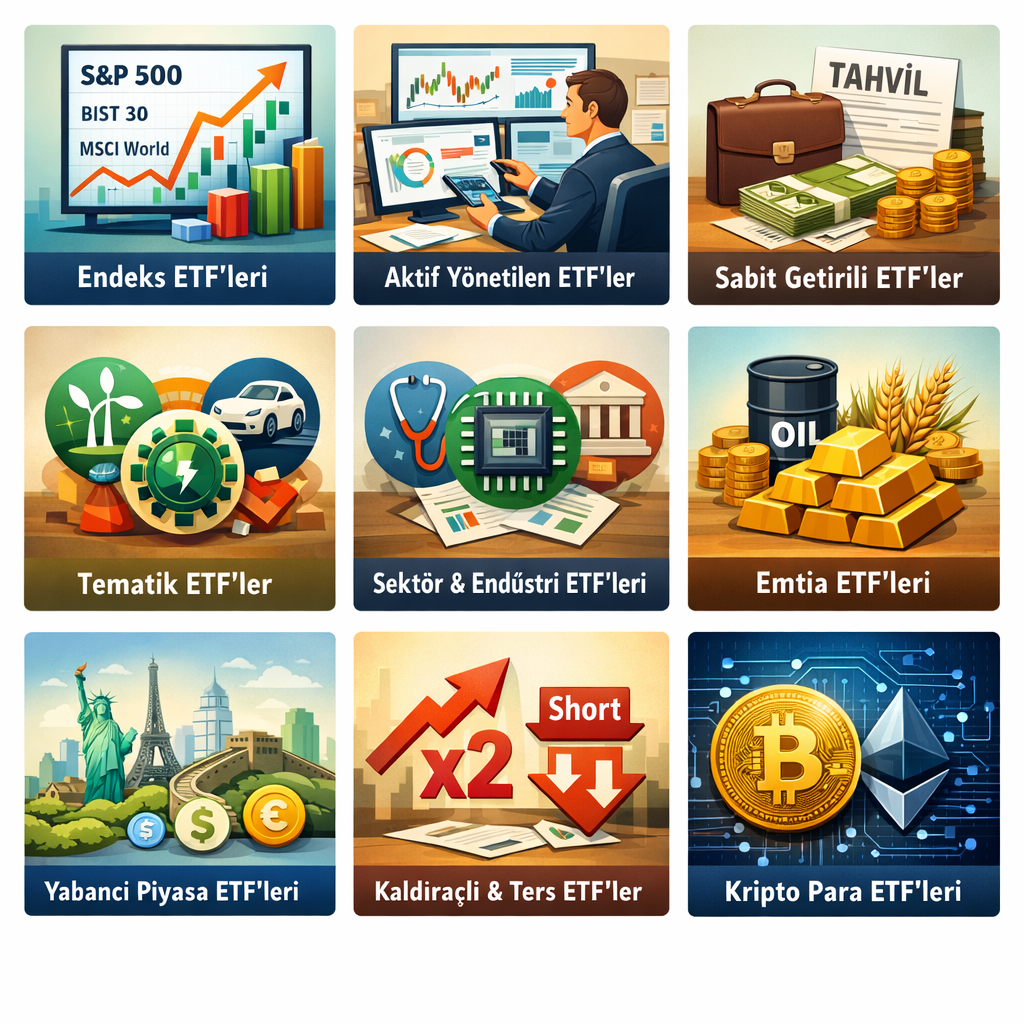 ETF Nedir Temelden Orta Seviyeye